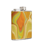 Traumlandschaft in Gold Flachmann (Rechts)