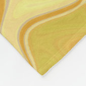 Traumlandschaft in Gold Fleecedecke (Ecke)