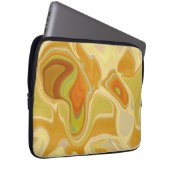 Traumlandschaft in Gold Laptopschutzhülle (Vorne Rechts)