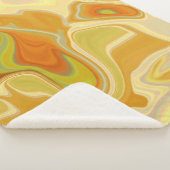 Traumlandschaft in Gold Sherpadecke (3/4)