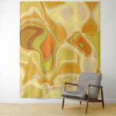 Traumlandschaft in Gold Wandteppich (Beispiel)