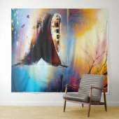 Traumlandschaft Kunst, Kultur Wandteppich (Beispiel (Horizontal))