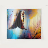 Traumlandschaft Kunst, Kultur Wandteppich (Vorderseite (Horizontal))