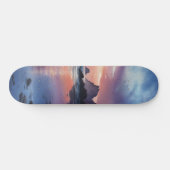 Traumlandschaft Küsten-Sonnenuntergangs-Deck Skateboard (Horizontal)