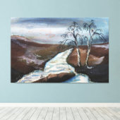 Traumlandschaft Leinwanddruck (Insitu (Holzboden))