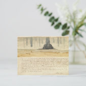 Traumlandschaft mit Text, 1526 Postkarte (Stehend Vorderseite)