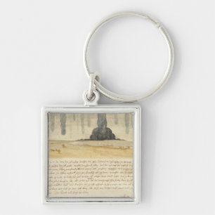 Traumlandschaft mit Text, 1526 Schlüsselanhänger