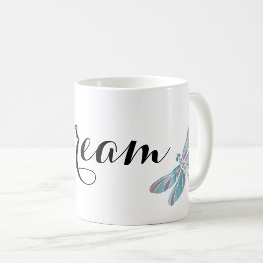 Traumlibellen Kaffeetasse (VorderseiteRechts)