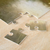 träumliches kleines Mädchen auf dem Sommerfeld Puzzle (Seite)