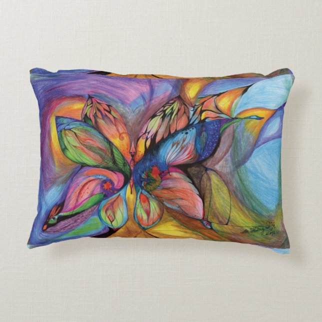 Traumlicht Dekokissen (Rückseite)