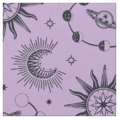 Traumlila und schwarz stoff (Nahaufnahme)