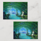 Traummädchen-Visitenkarten Visitenkarte (Vorne/Hinten)