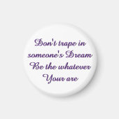 Traummagnet Pin Button Magnet (Vorne)