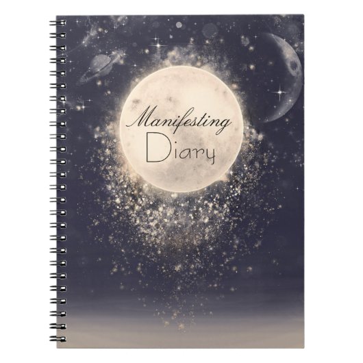 Traummond Magic Cosmic Manifesting Diary Journal Notizblock (Vorderseite)