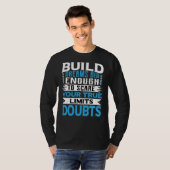 Traummotivation Moderne Typografie T-Shirt (Vorne ganz)