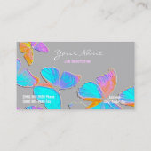 TraumOn/Embossed-Like Schmetterlinge Visitenkarte (Rückseite)