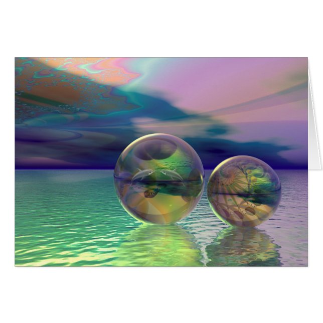 Traumozeankarte (Vorderseite (Horizontal))