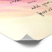 Traumpastellfarben fügen Text für den eigenen Text Poster (Ecke)