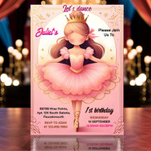 Traumpink Tutu chic girls Ballerina 1. Geburtstag