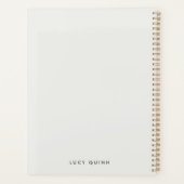 Traumplan Do | Modernes Minimalistisches Einfaches Planer (Rückseite)