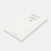 Traumplan Do | Modernes Minimalistisches Einfaches Post-it Klebezettel (angewinkelt)