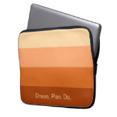 Traumplan Do - Motivierend Strahlung Laptopschutzhülle (Vorderseite Links)