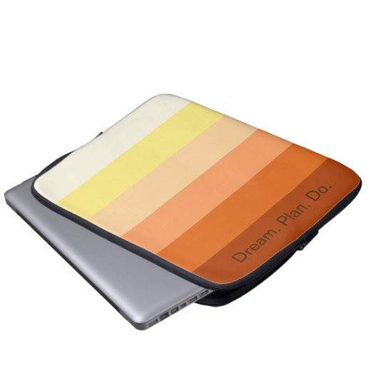 Traumplan Do - Motivierend Strahlung Laptopschutzhülle (Vorne Knopf)