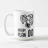 Traumplan DO Mushroom lineart Kaffeetasse (Links)