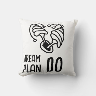 Traumplan DO Pilz Lineart Kissen