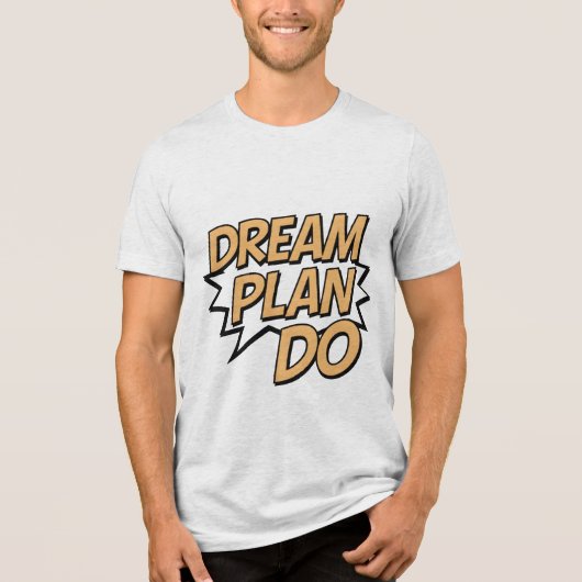 Traumplan Do Tri-Blend Shirt (Vorderseite)