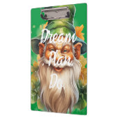 Traumplan. Empfohlen. Leprechaun Klemmbrett (Links)