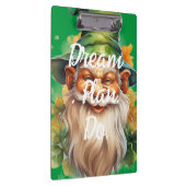 Traumplan. Empfohlen. Leprechaun Klemmbrett (Rechts)