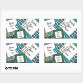 Traumplanen tun rechteckiger aufkleber (Blatt)