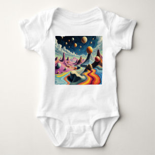 Traumplanet der Farben – Jenseits der Realität Baby Strampler