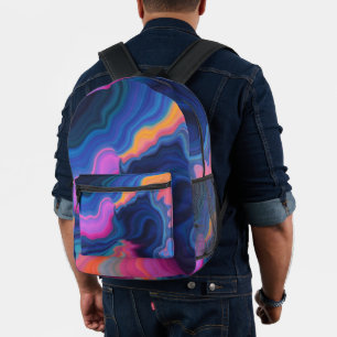  Traumplanet der Farben – Jenseits der Realität Bedruckter Rucksack