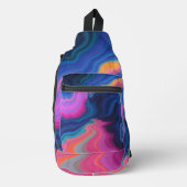 Traumplanet der Farben – Jenseits der Realität Crossbody Bag (Vorderseite)