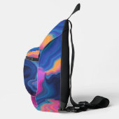 Traumplanet der Farben – Jenseits der Realität Crossbody Bag (Rechts)