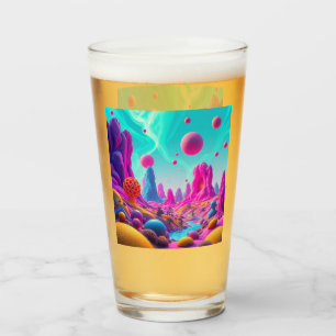 Traumplanet der Farben – Jenseits der Realität Glas