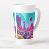 Traumplanet der Farben – Jenseits der Realität Milchtasse (Rechte Ecke)