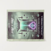 🌀 "Traumportal" 🌀 Wandteppich (Vorderseite (Horizontal))