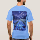 Traumreise durch die Sternennacht T-Shirt (Rückseite)