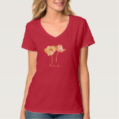 Traumromantische Blume - Elegante Fantasy Nature T-Shirt (Vorderseite)
