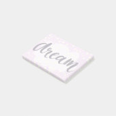 Traumrosa Post-it Klebezettel (angewinkelt)