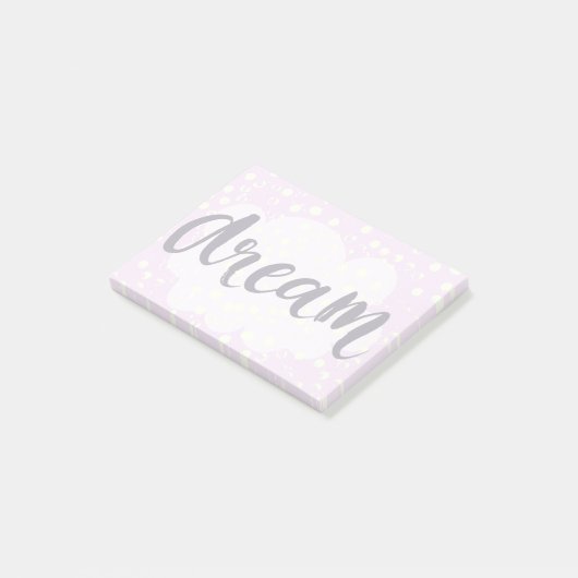 Traumrosa Post-it Klebezettel (angewinkelt)