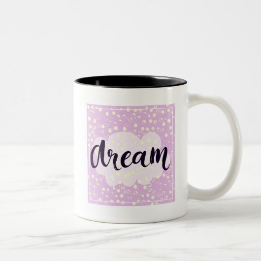 Traumrosa Zweifarbige Tasse (Rechts)