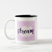 Traumrosa Zweifarbige Tasse (Links)