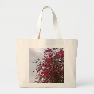 Traumrote Bougainvillea-Blumen-Fotografie-Tasche Jumbo Stoffbeutel