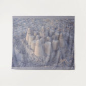 Traumsandschloss Wandteppich (Vorderseite (Horizontal))