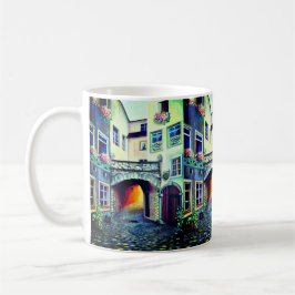 Traumscape Luxemburg böhmische Stadt Kaffeetasse