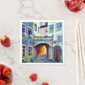 Traumscape Luxemburg böhmische Stadt Serviette (Beispiel)